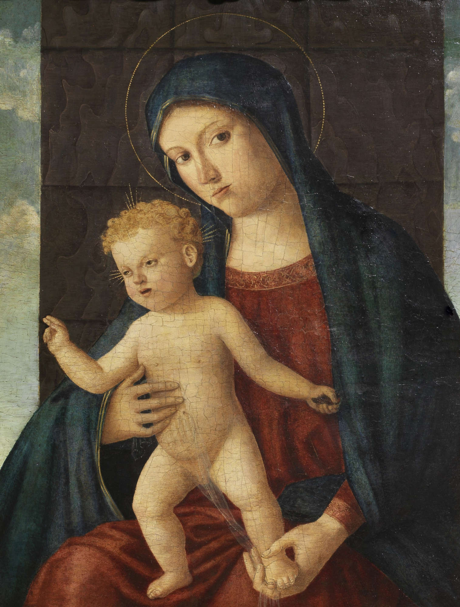 Giovanni di Niccol&ograve; Mansueti, Madonna col Bambino (olio su tavola; 59 x 46 cm)