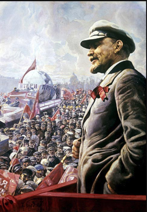 Isaak Brodskij, Vladimir Lenin 1 maggio 1920 (1927; olio su tela, 116 x 89 cm)
 Isaak Brodskij, Vladimir Lenin 1 maggio 1920 (1927; olio su tela, 116 x 89 cm)