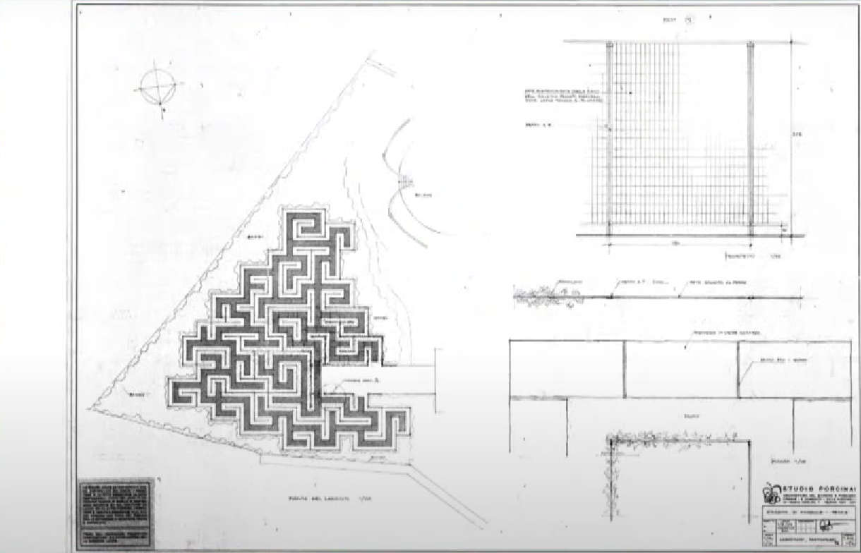 The design for Pinocchio's Labyrinth.