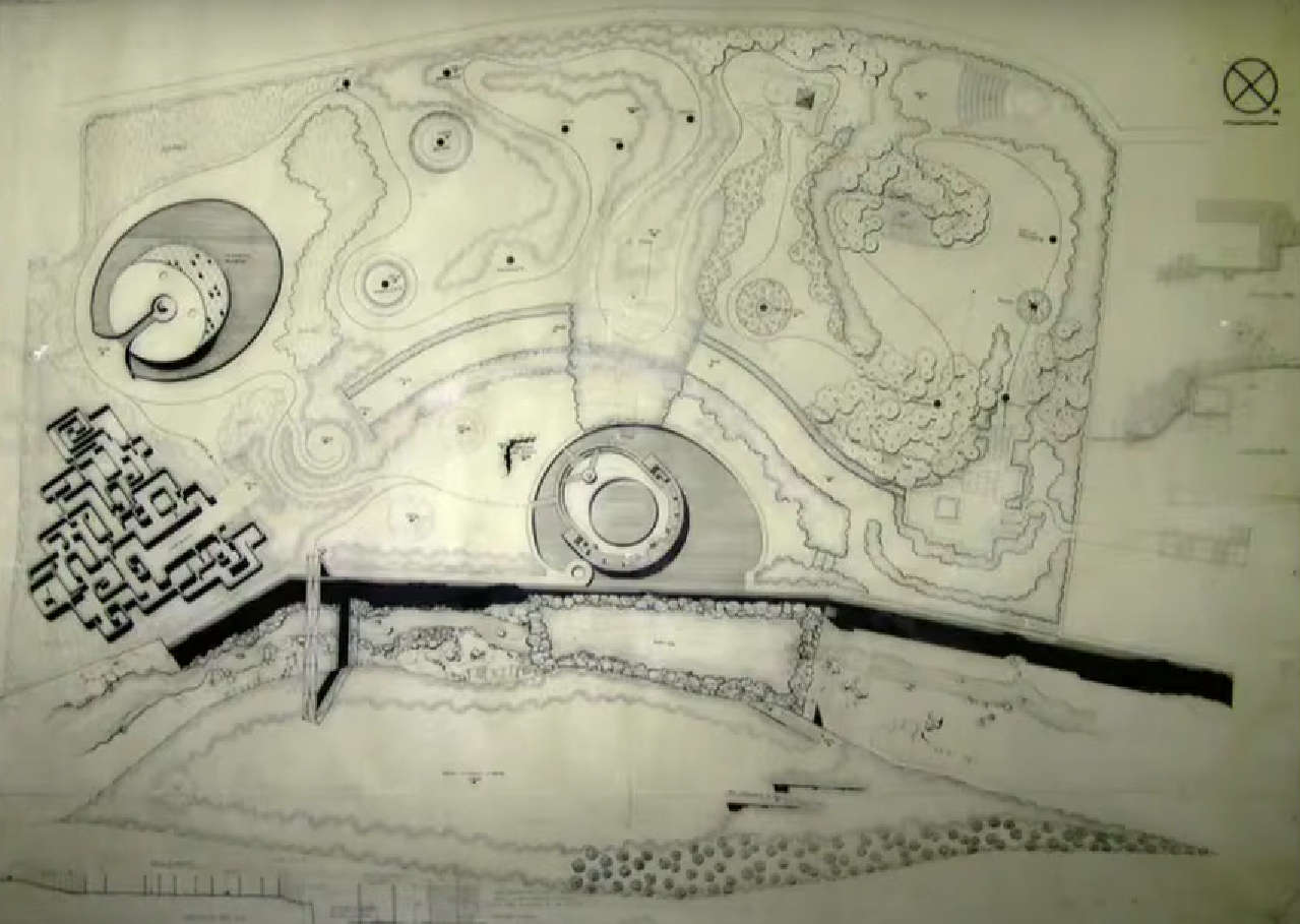 Map of Pinocchio Park with Porcinai's Labyrinth