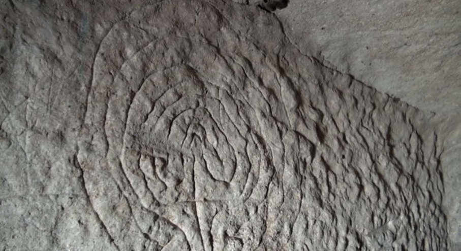 The labyrinth of the tomb of Luzzanas