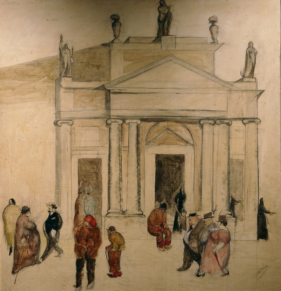 Lorenzo Viani's Sant'Andrea on the move from Viareggio to Lucca for ...