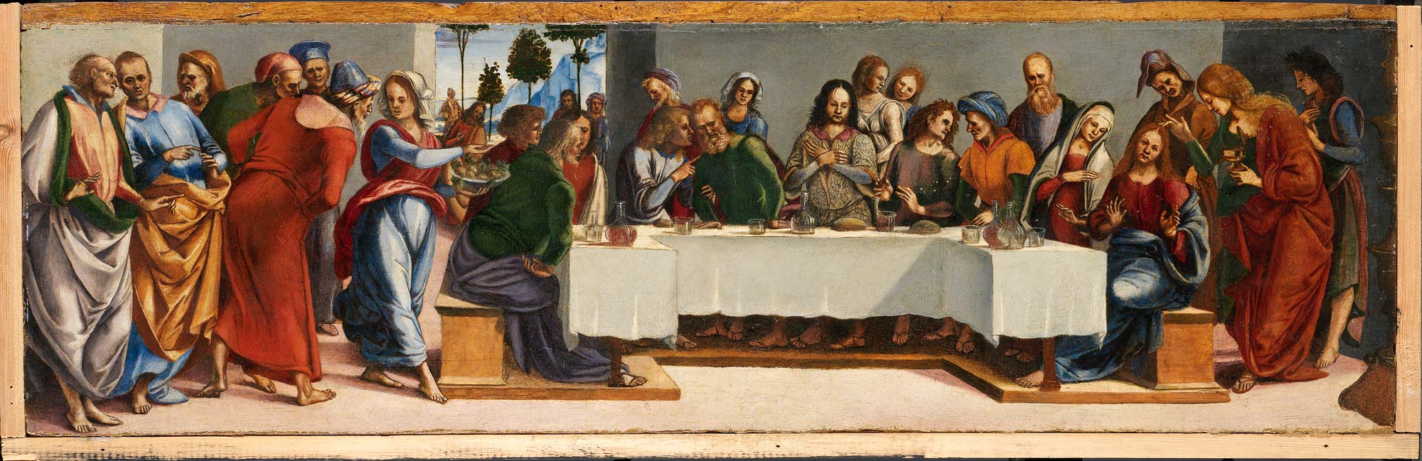 Luca Signorelli, Cristo in casa di Simone il Fariseo (1488-89; olio su tavola; Dublino, National Gallery of Ireland)