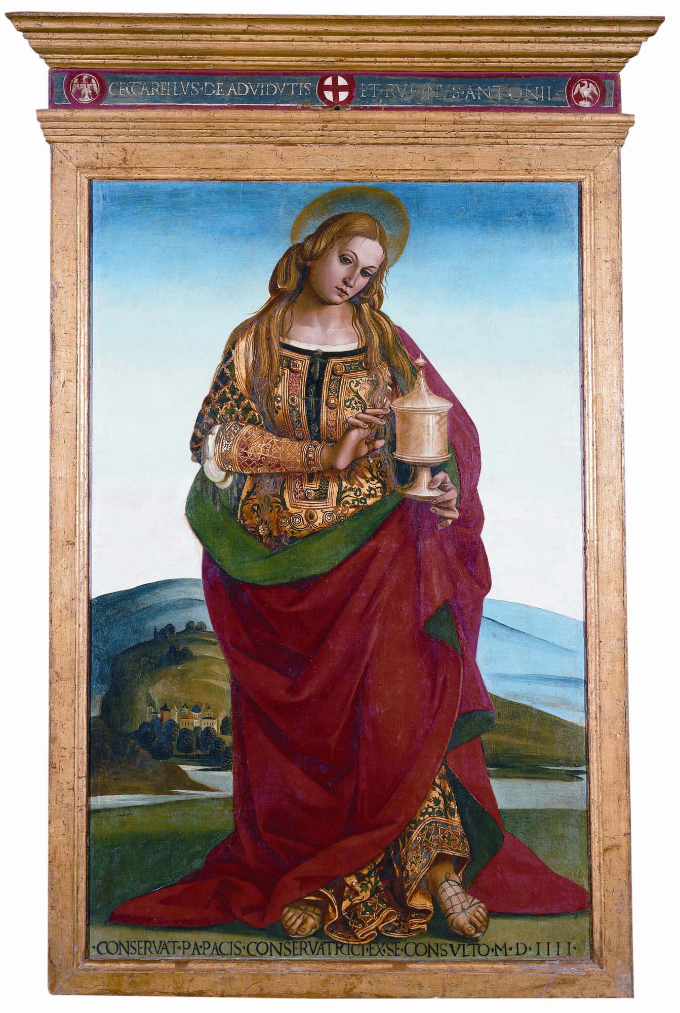 Luca Signorelli, Santa Maria Maddalena (1504; tavola/ pittura a olio; Orvieto, Museo dell’Opera del Duomo)
