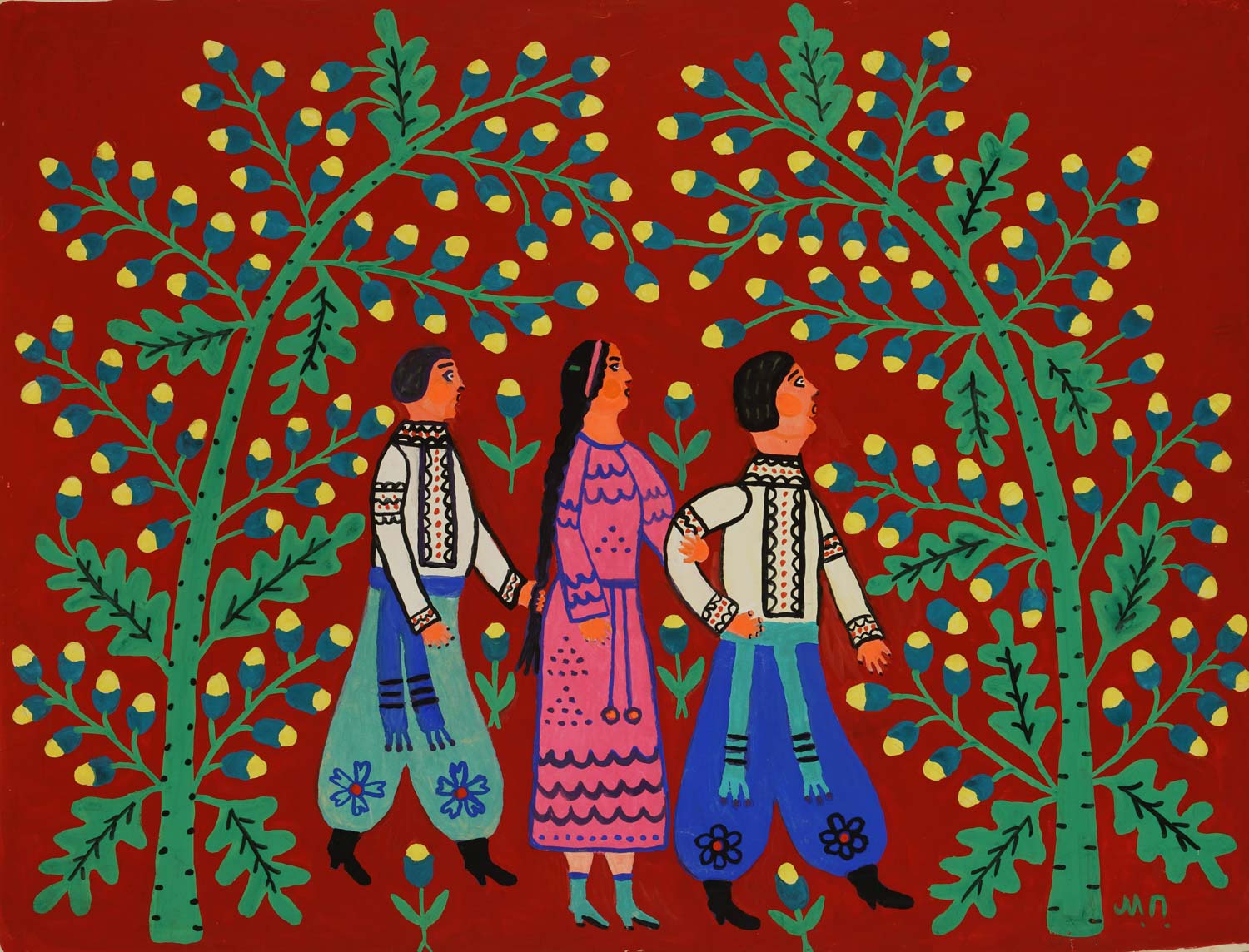 Maria Prymachenko. Flowers For Peace. 1965 at Ivan b blog