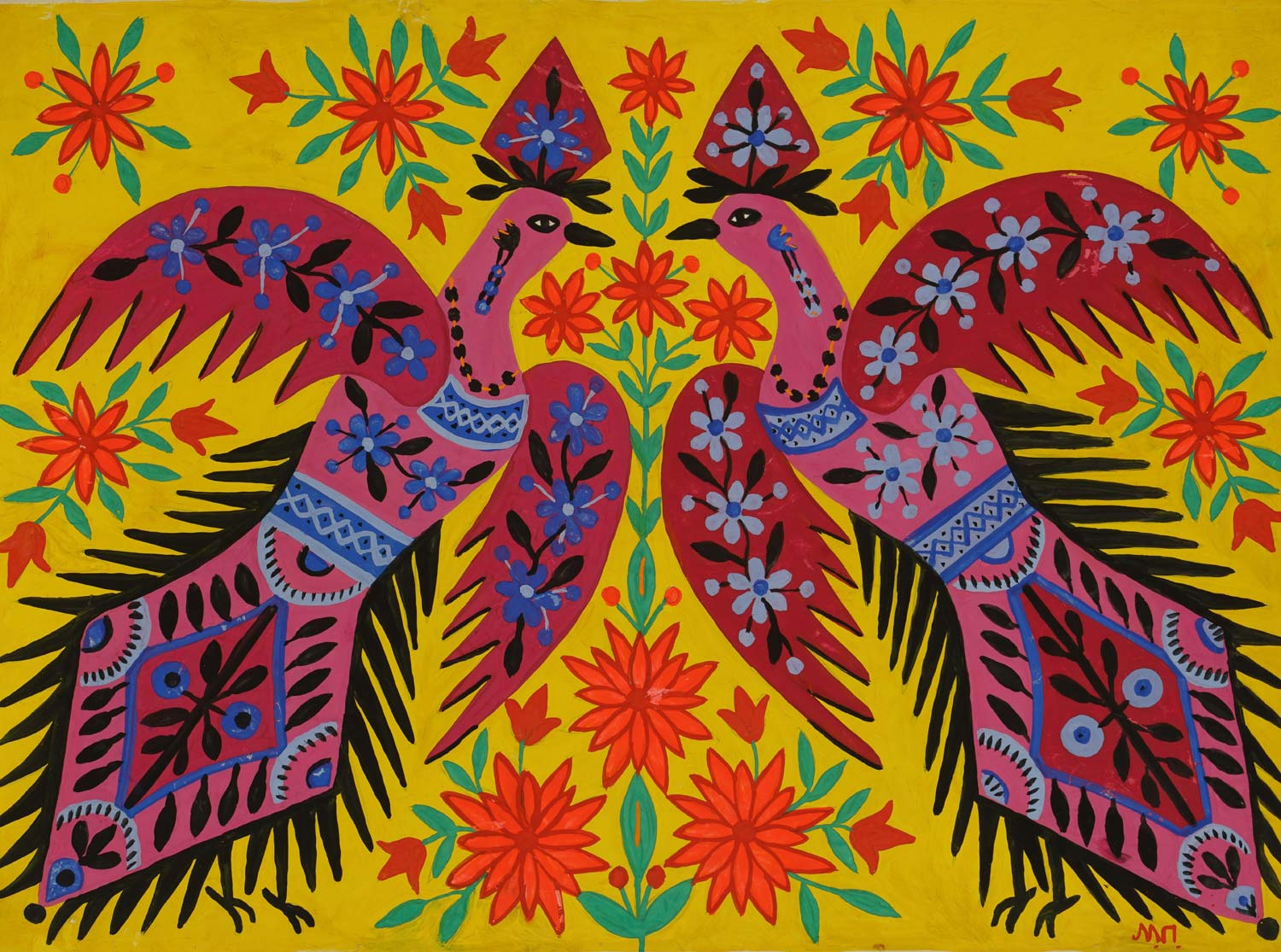 The sunflowers of Maria Prymachenko for the first time in Italy the