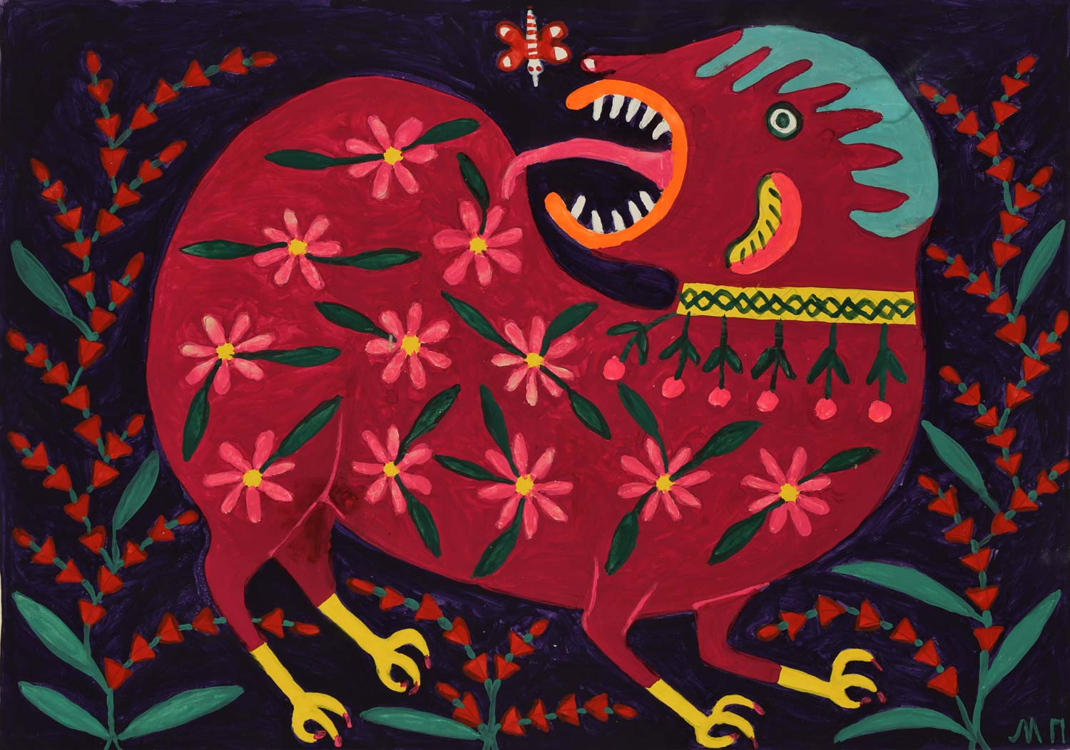 The sunflowers of Maria Prymachenko for the first time in Italy the