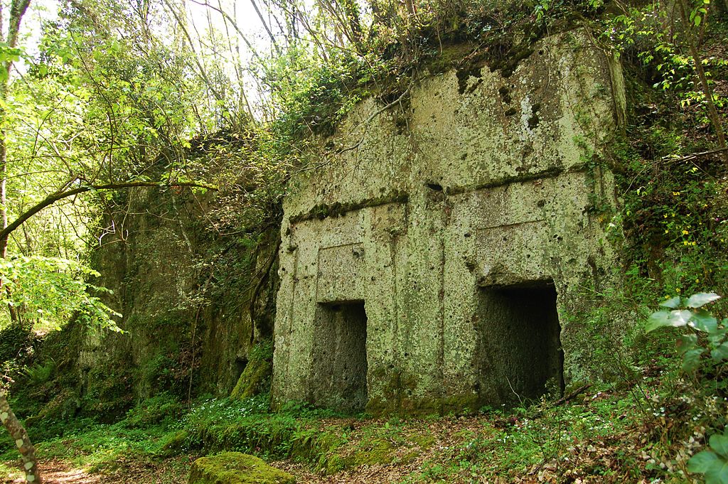 Etruscan tombs in Marturanum Park. Photo: Virgil Merisi