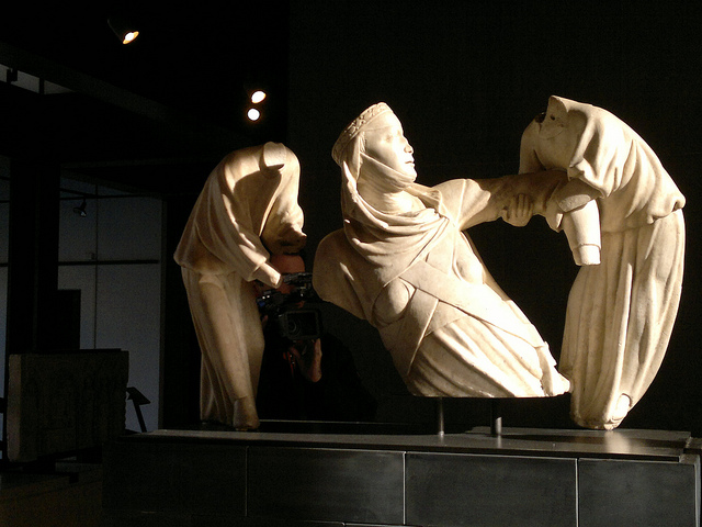 The funeral monument of Margaret of Brabant by Giovanni Pisano at the Museum of St. Augustine. Photo: Genoa Digital City/Visit Genoa