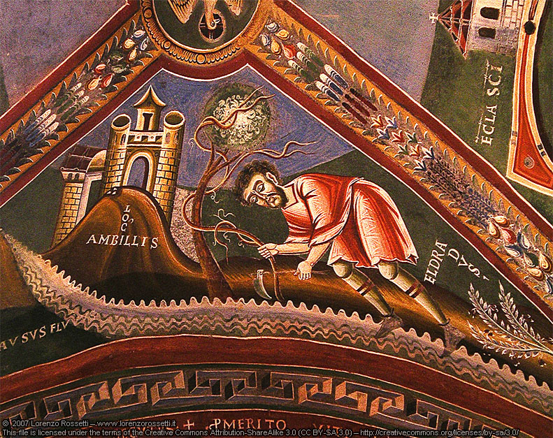 Frescoes in the chapel of St. Eldred. Photo: Lorenzo Rossetti