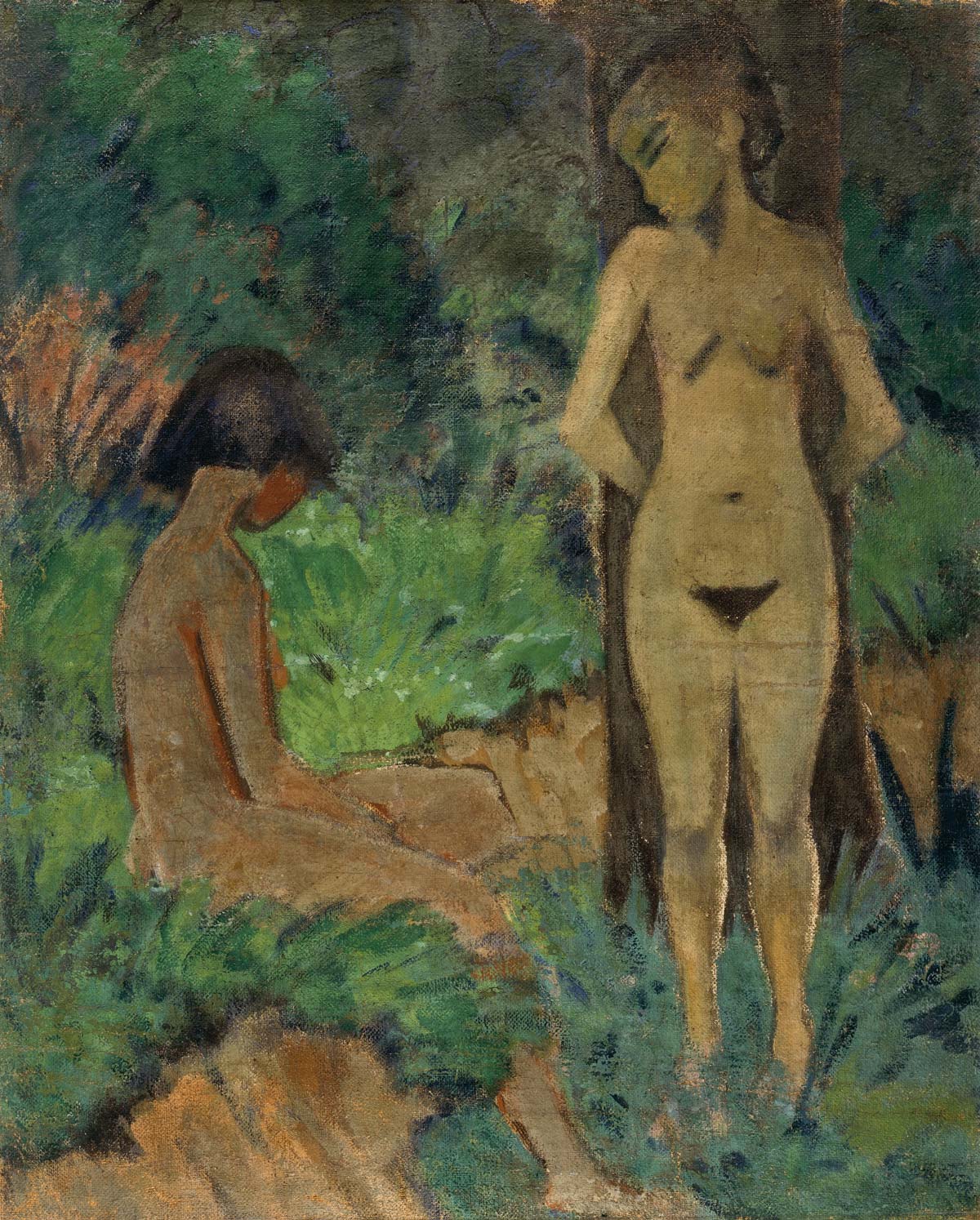 Otto Müller, Bagnanti (1912; olio su tela, 115 x 94 cm; Brema, Kunsthalle Bremen)
 Otto Müller, Bagnanti (1912; olio su tela, 115 x 94 cm; Brema, Kunsthalle Bremen)