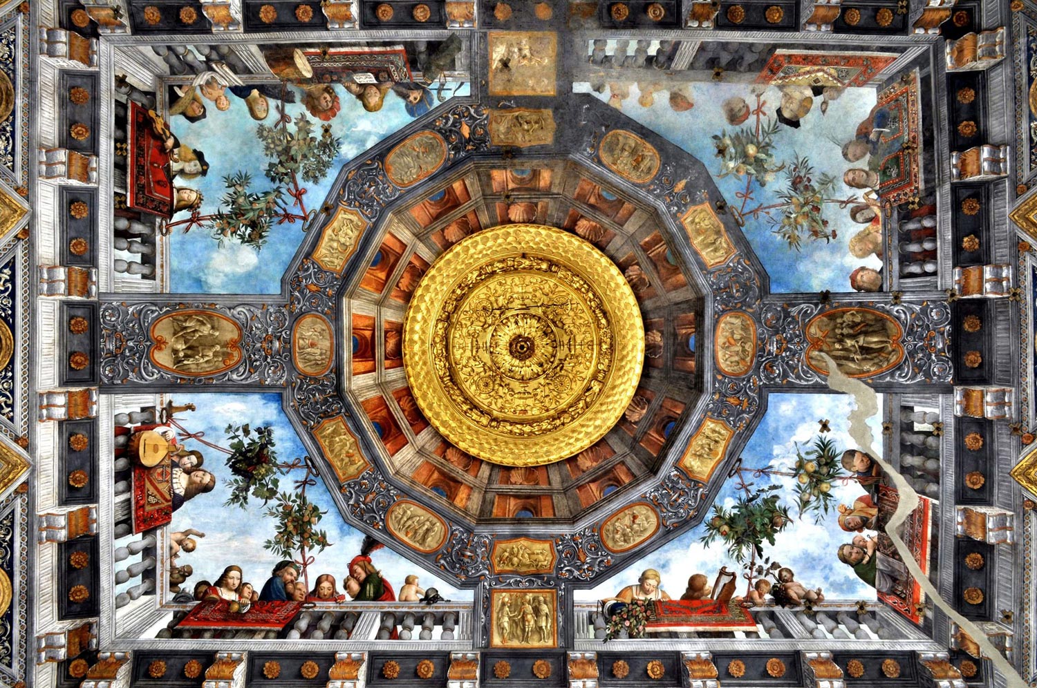 The ceiling of the Treasury Hall. Photo: Ministry of Culture