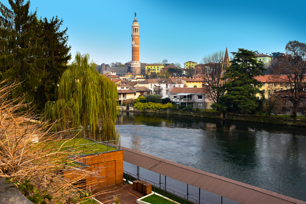 Panorama of Palazzolo sull'Oglio