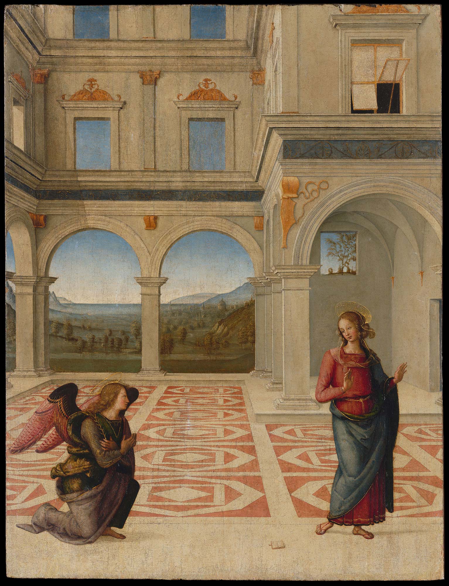 Perugino, Annunciazione Ranieri (1495–1500 circa; tempera su tavola; Perugia, Galleria Nazionale dell’Umbria)
 Perugino, Annunciazione Ranieri (1495–1500 circa; tempera su tavola; Perugia, Galleria Nazionale dell’Umbria)
