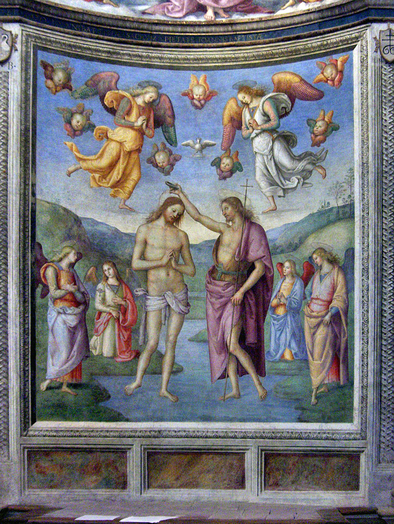 Foligno's Baptism of Christ. Photo: Georges Jansoone