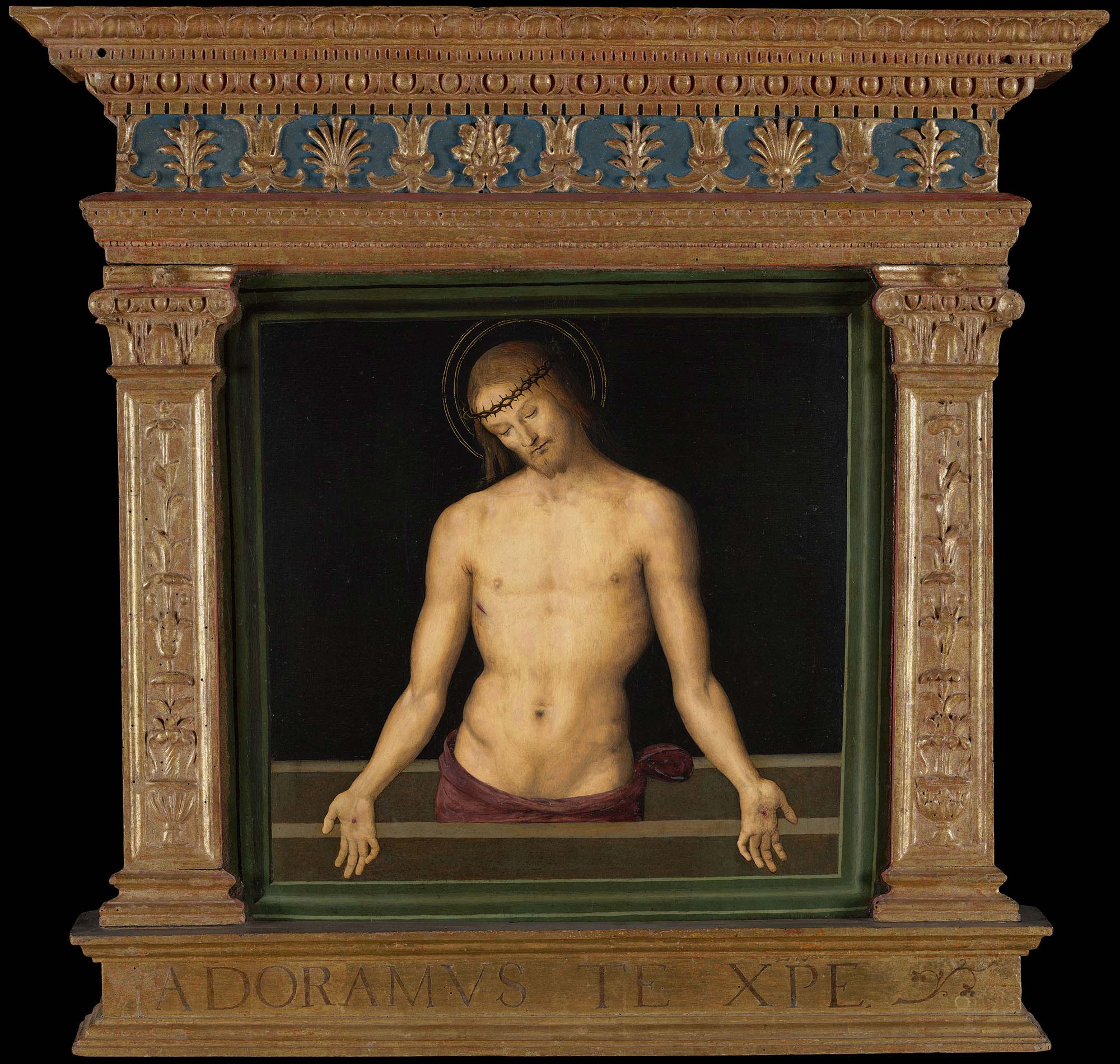 Perugino, Cristo in Pietà (cimasa della Pala dei Decemviri) (1495; tempera su tavola; Perugia, Galleria Nazionale dell’Umbria)
 Perugino, Cristo in Pietà (cimasa della Pala dei Decemviri) (1495; tempera su tavola; Perugia, Galleria Nazionale dell’Umbria)
