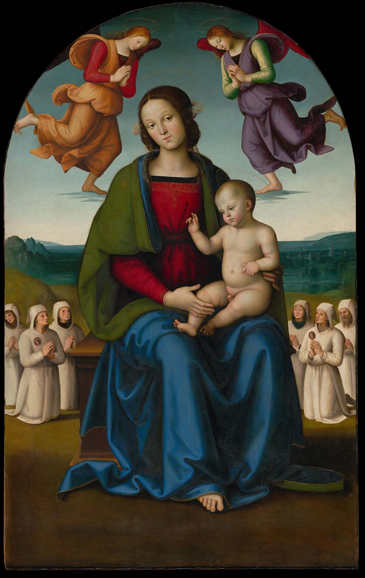 Perugino, Madonna della Consolazione (1496-1499; tempera su tavola; Perugia, Galleria Nazionale dell’Umbria)
 Perugino, Madonna della Consolazione (1496-1499; tempera su tavola; Perugia, Galleria Nazionale dell’Umbria)