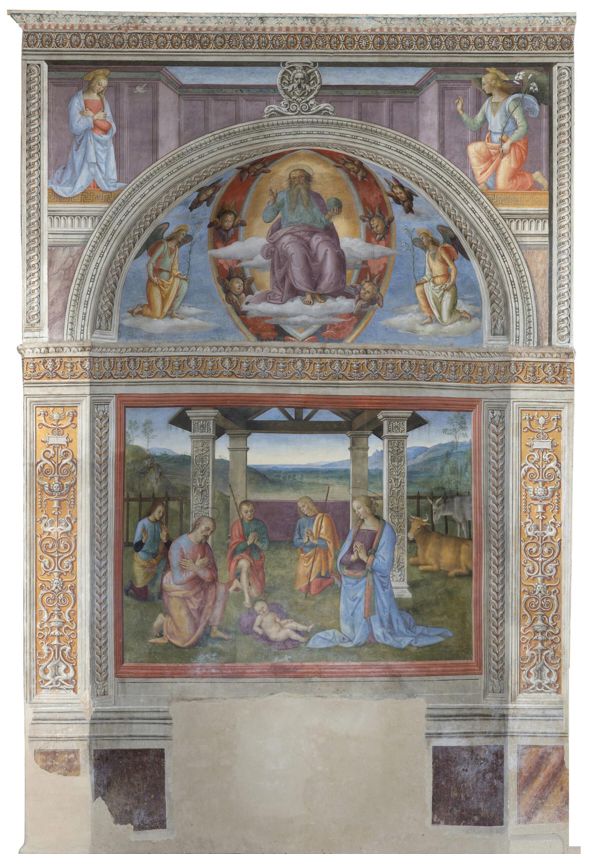 Perugino's fresco in Montefalco. Photo: Perugino 2023