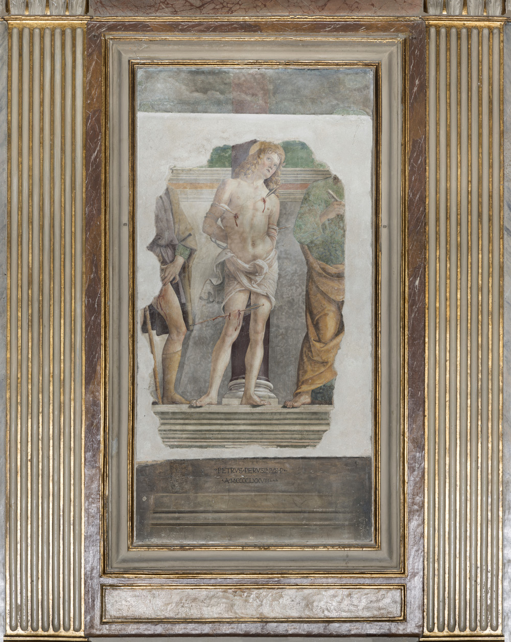 Perugino's Saint Sebastian in Cerqueto