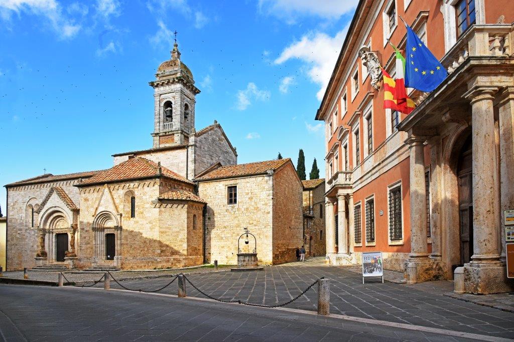 San Quirico d'Orcia, Piazza Chigi. Foto: Comune di San Quirico d'Orcia