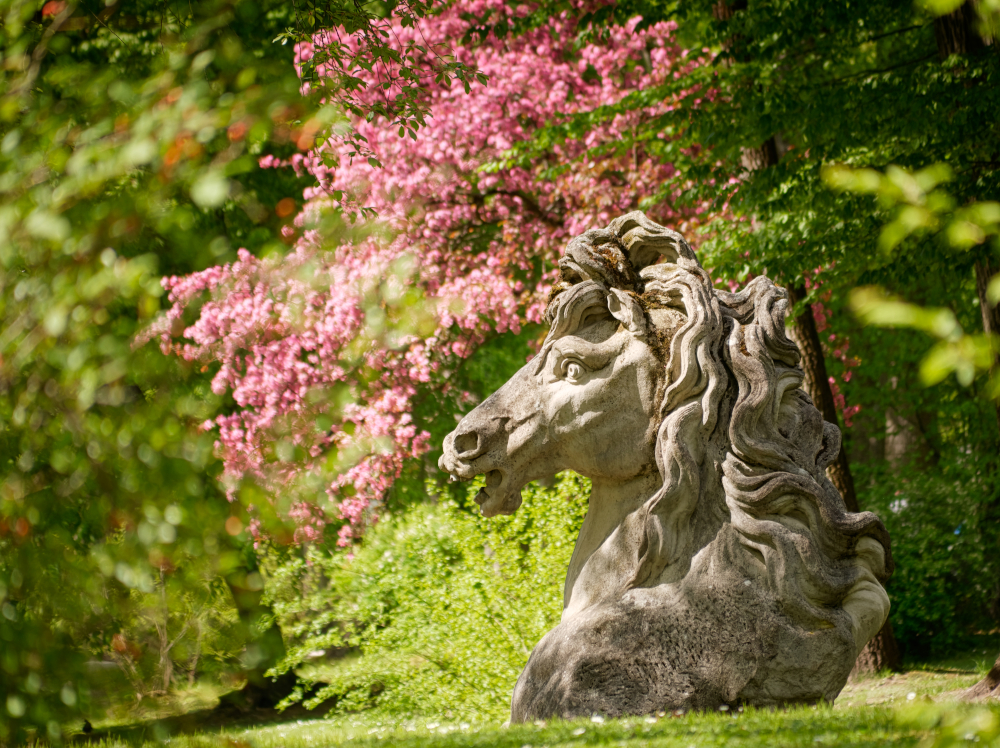 Statue in the Court Garden. Photo by Mikhail Butovskiy / Bayreuth Marketing & Tourismus GmbH