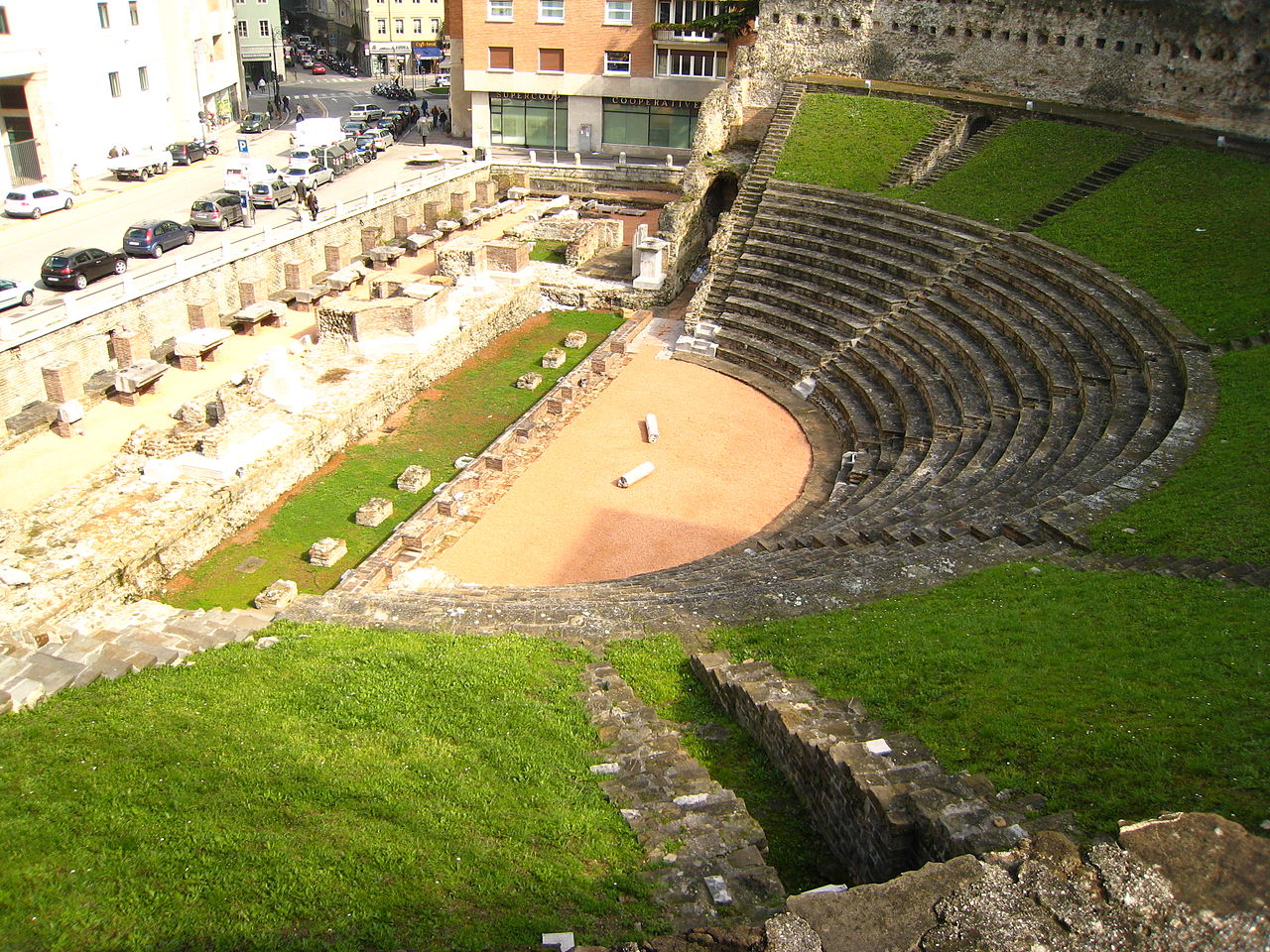 Roman theater in Trieste. Photo: Wikimedia/Tiesse
