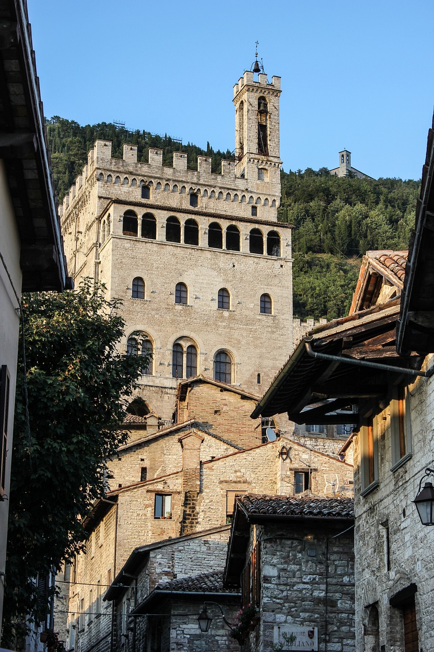 View of Gubbio