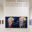 Alla GAM di Torino una mostra su Moravia e il suo interesse per le arti visive 