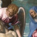 È di Caravaggio l'angelo nella Deposizione del suo maestro Peterzano? L'ipotesi