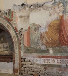Rimini, riportati alla luce importanti affreschi trecenteschi a Verucchio