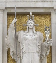 Una mostra al Vittoriano celebra la Dea Roma e il fregio dell'Altare della Patria a conclusione del restauro 