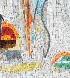 In Bologna the solo exhibition Zigzagare nel tempo by Enzo Tinarelli, master mosaicist