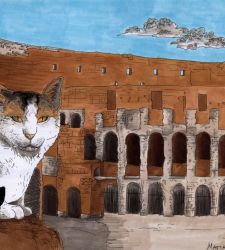 Il Parco del Colosseo festeggia la Giornata del Gatto con un contest: ecco i giovani vincitori 