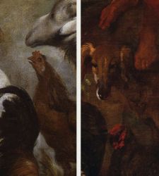 Genova, due dipinti difficilmente visibili di Jan Roos e Grechetto a confronto