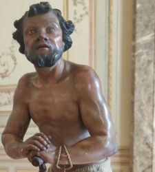 Il mendicante del Presepe di Corte Ã¨ tornato alla Reggia di Caserta. Era stato rubato negli anni Ottanta