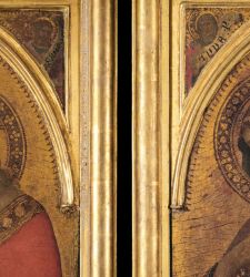 Two tablets by Pietro Lorenzetti found in France. They will go to auction