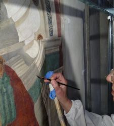 Arezzo, termina il restauro del San Lorenzo di Bartolomeo della Gatta