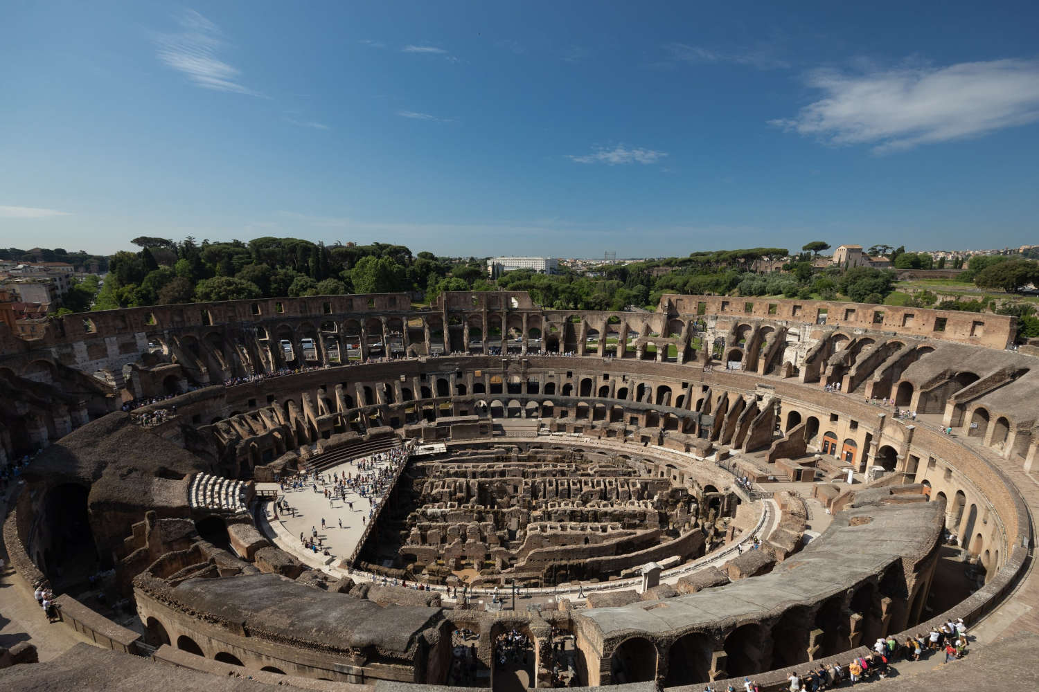 Interior of the Colosseum
