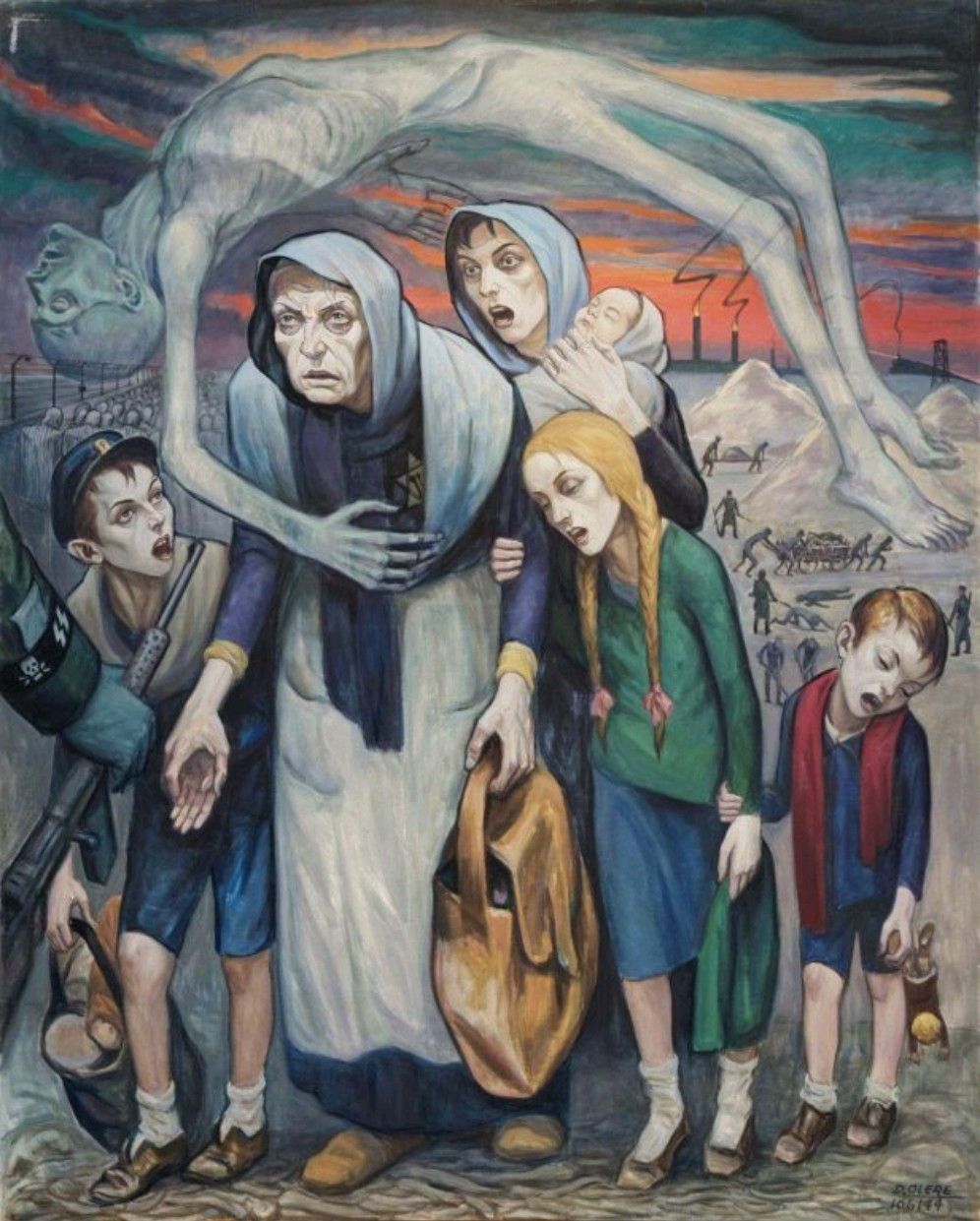 David Ol re L artiste D port Qui A Peint L horreur D Auschwitz david-ol-re-l-artiste-d-port-qui-a-peint-l-horreur-d-auschwitz