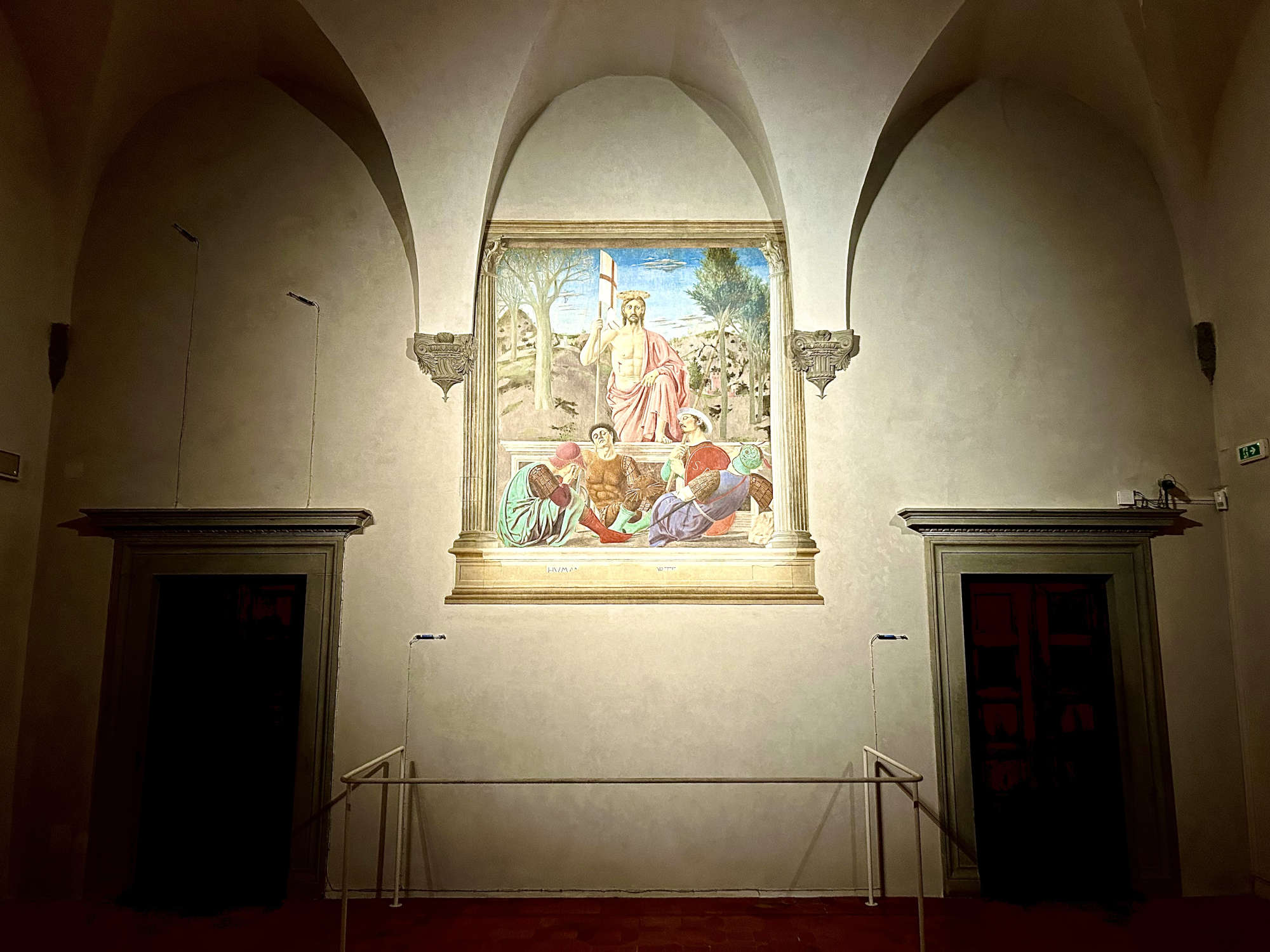 Piero della Francesca's Resurrection at the Civic Museum of Sansepolcro