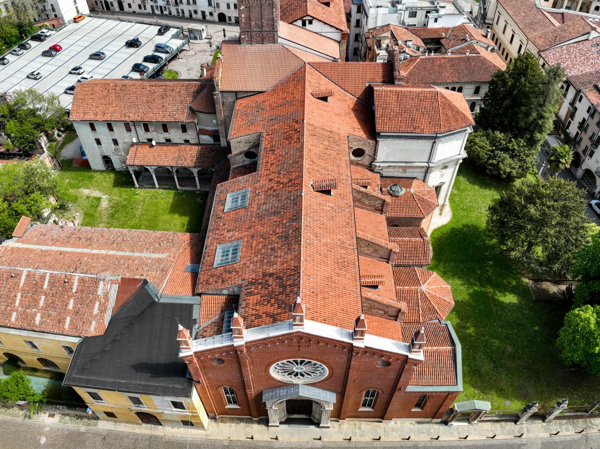 Vicenza, view from the top of Santa Corona