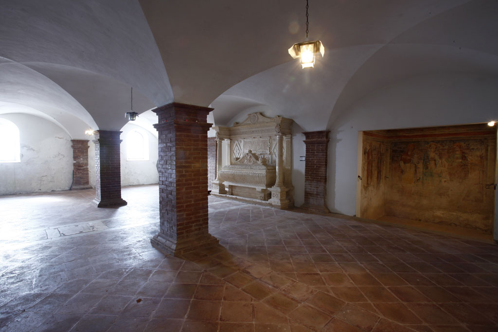 The funeral chapel of the Petrucci family in the Basilica of San Bernardino all'Osservanza. Photo: Viae / Opera Laboratories