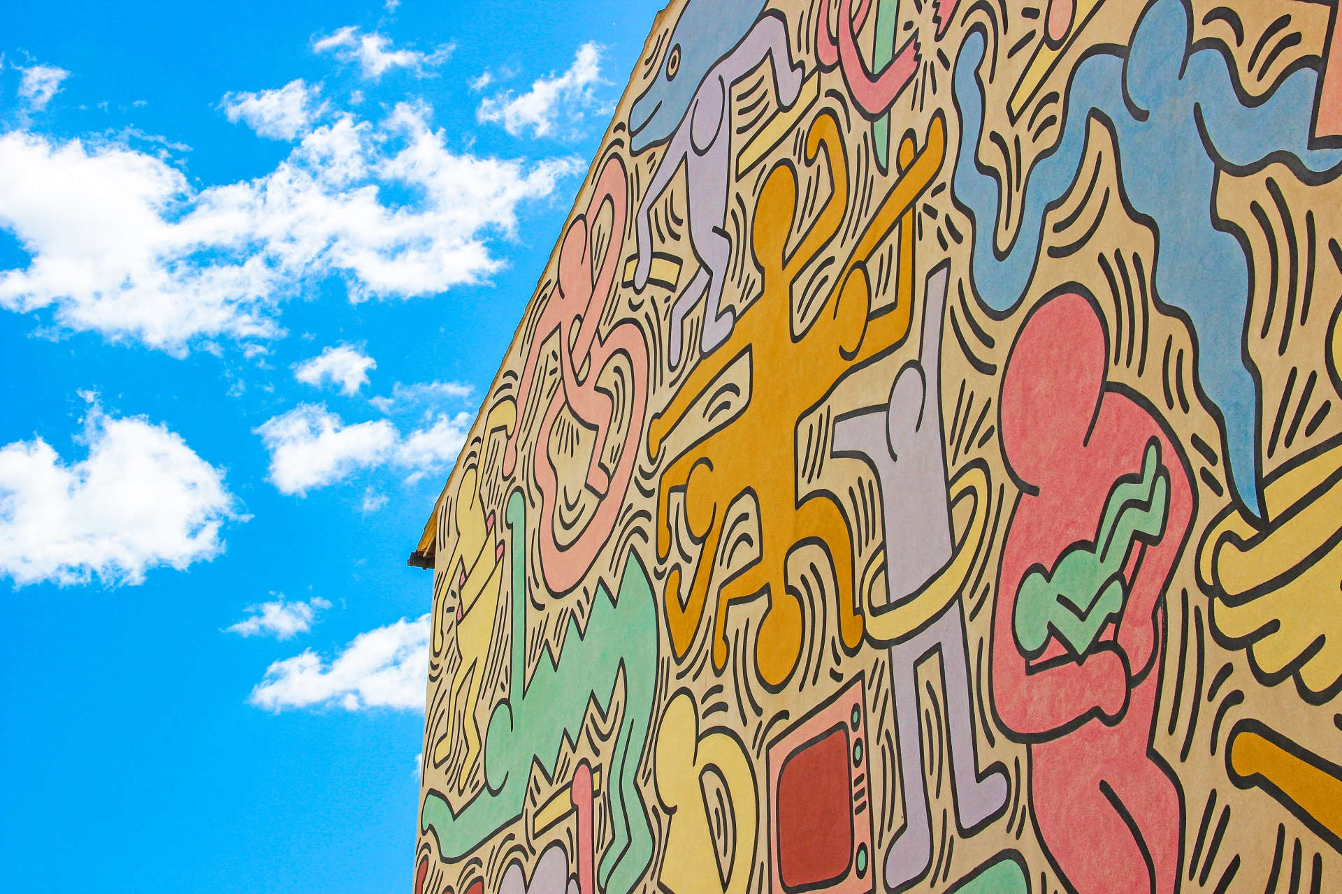 Keith Haring, Tuttomondo. Foto: Ayuntamiento de Pisa