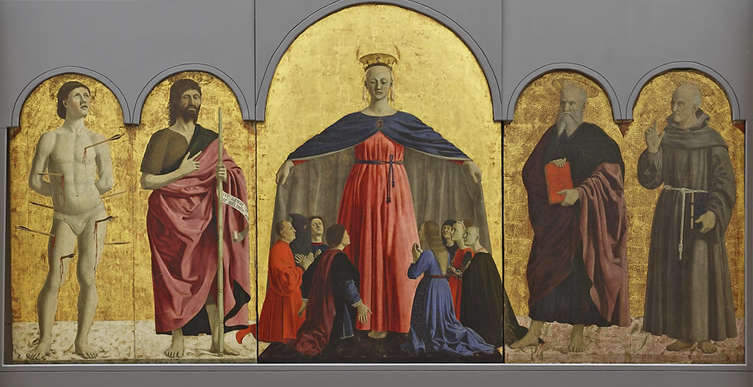 Tradition and modernity: the Polyptych of Mercy by Piero della