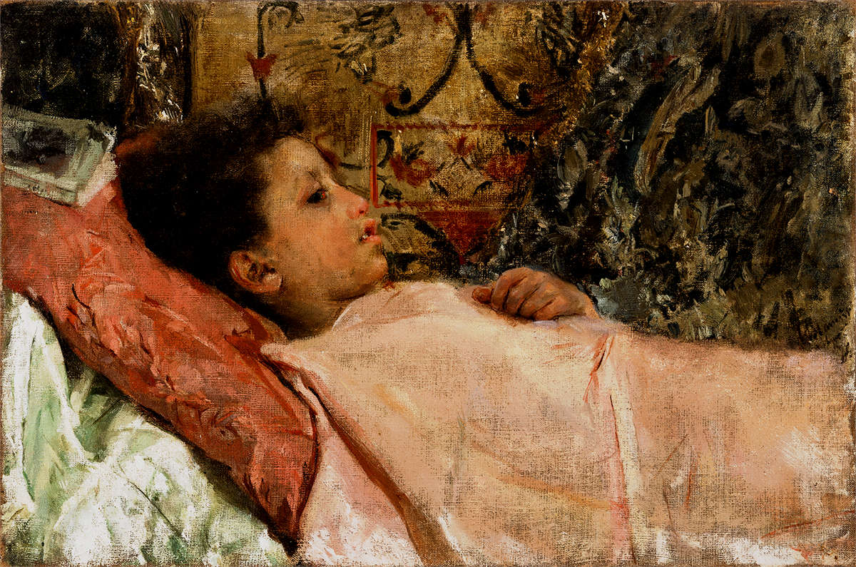 Antonio Mancini, Después del estudio (1874)