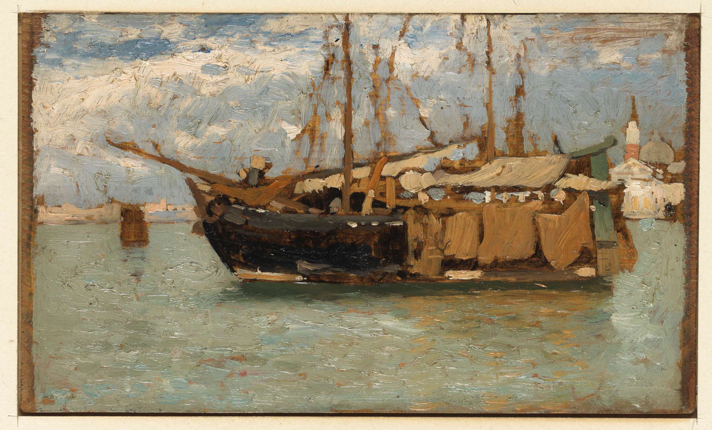 Guglielmo Ciardi, Bragozzo (1890)