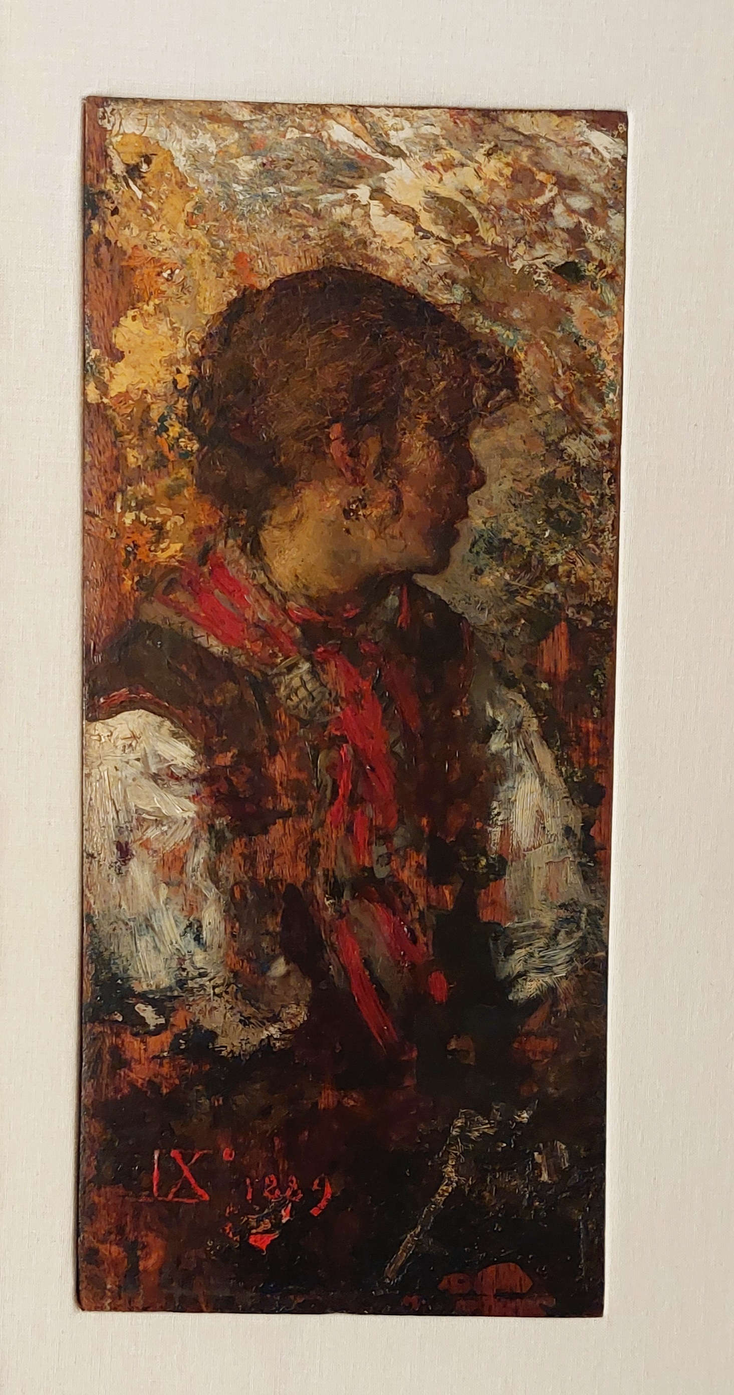 Luigi Nono, Popolana de perfil (1889)