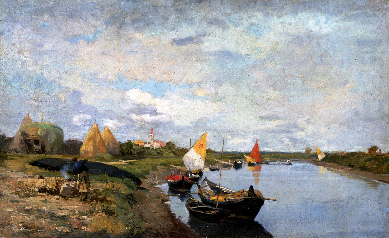Pietro Fragiacomo, Pobre Venecia (1880-1881)