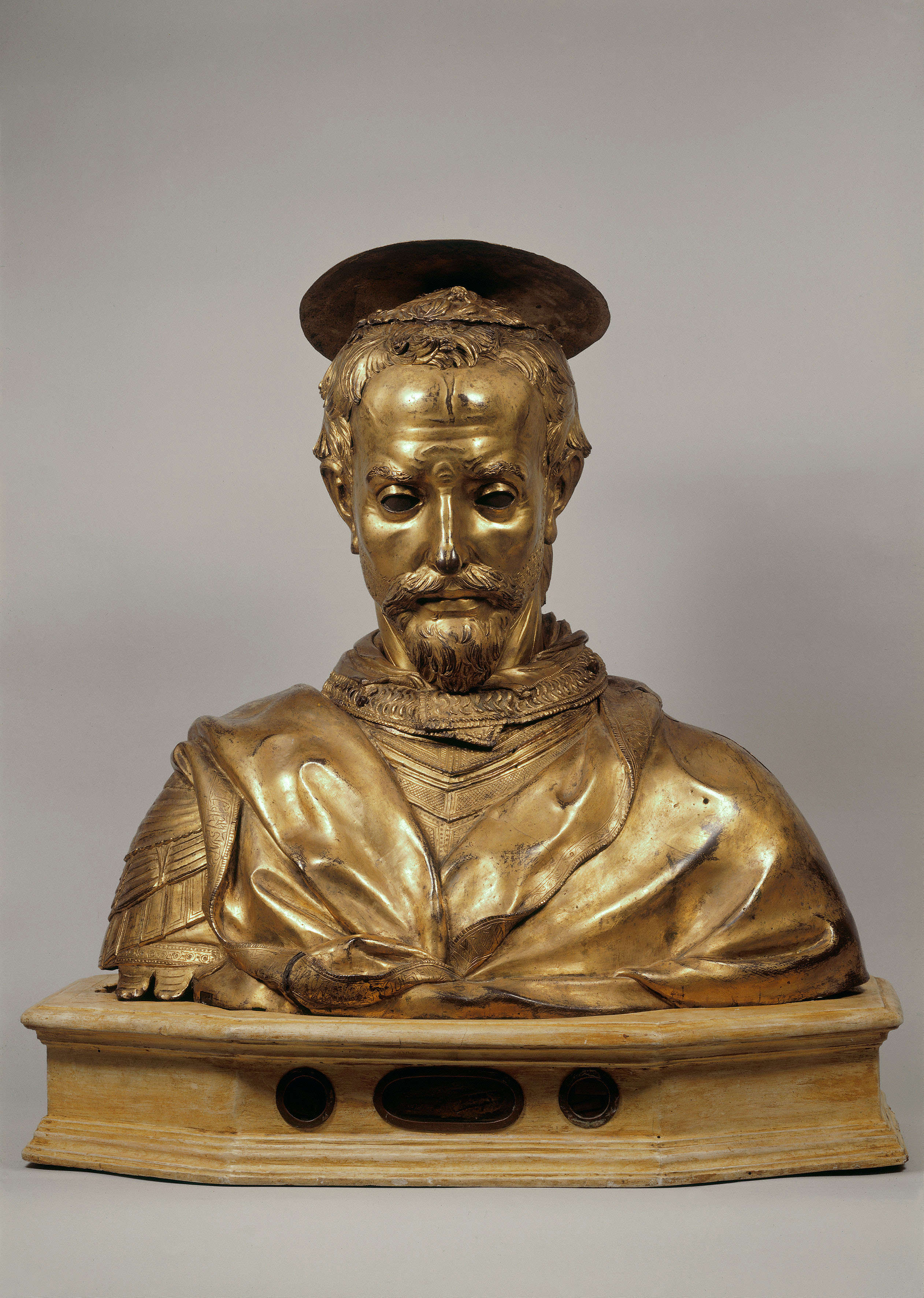 Donatello, Reliquary of San Rossore (c. 1422-1425; gilded and silver-plated bronze, 55 x 58 x 42 cm; Pisa, Museo Nazionale di San Matteo)