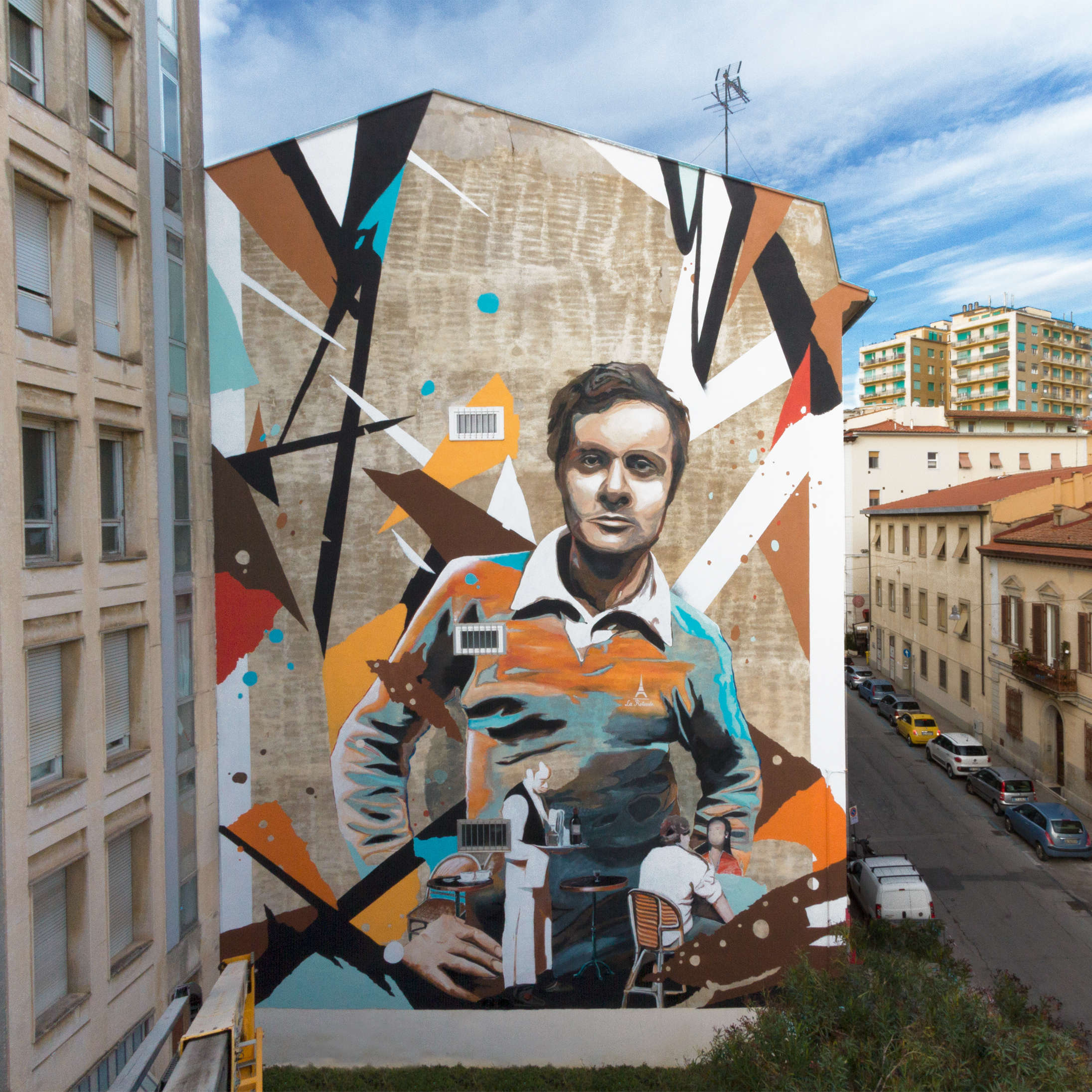 Arnaud Liard's mural on Rome Street